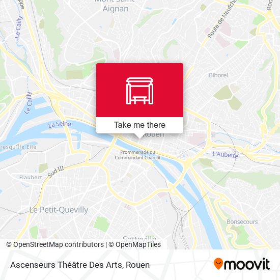 Ascenseurs Théâtre Des Arts map