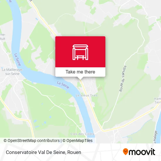 Conservatoire Val De Seine map