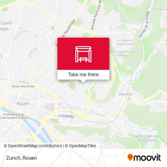 Zurich map