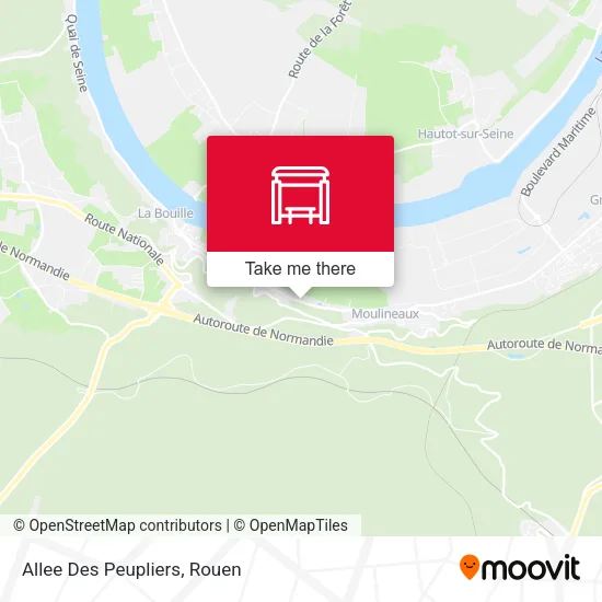 Allee Des Peupliers map