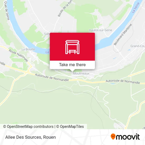 Allee Des Sources map