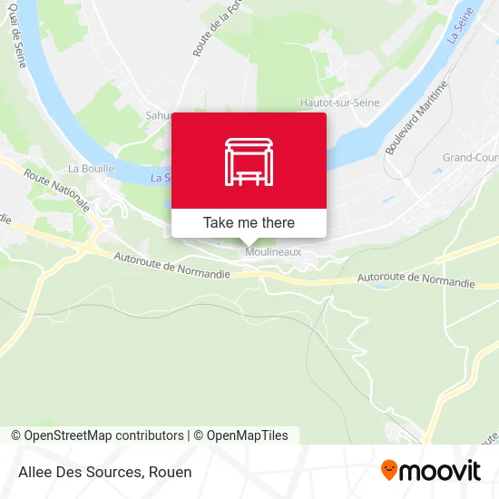 Allee Des Sources map