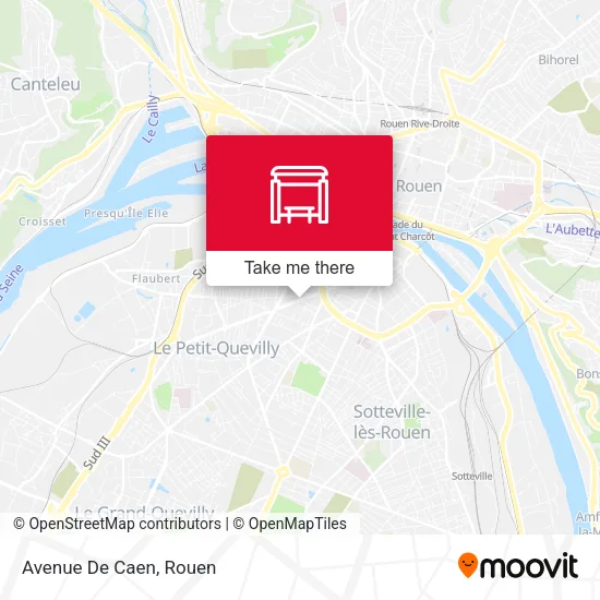 Avenue De Caen map