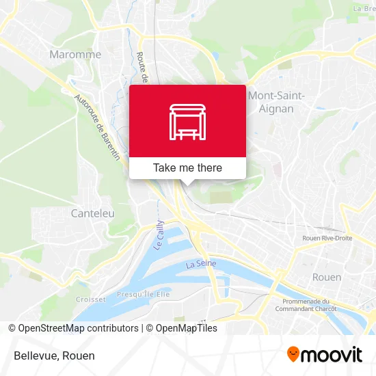 Bellevue map