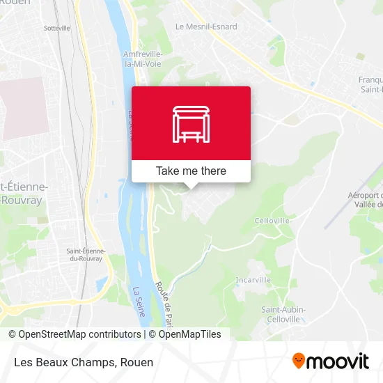 Les Beaux Champs map