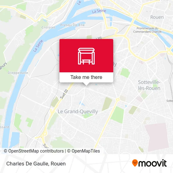 Charles De Gaulle map