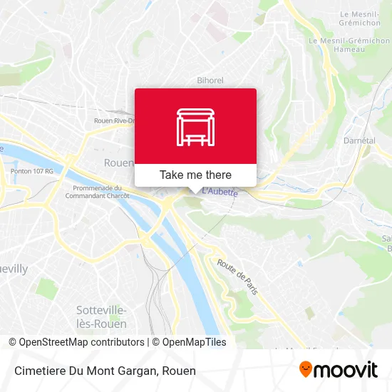 Cimetiere Du Mont Gargan map