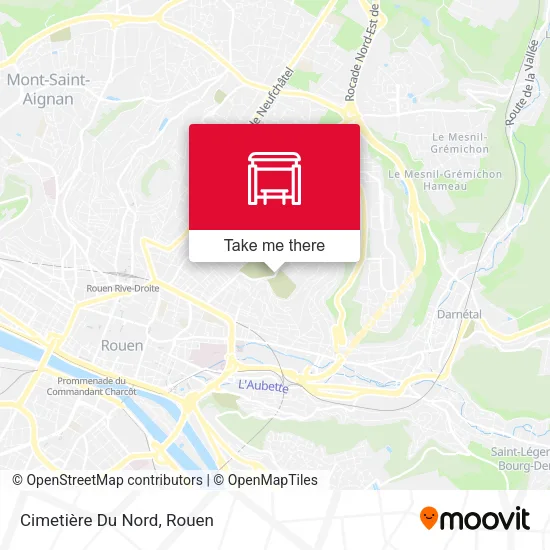 Cimetière Du Nord map