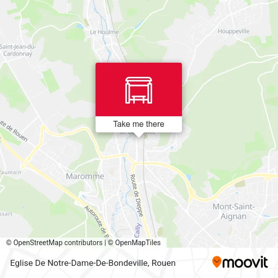 Eglise De Notre-Dame-De-Bondeville map