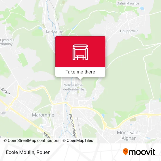 École Moulin map