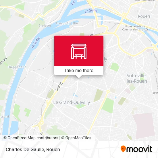 Charles De Gaulle map