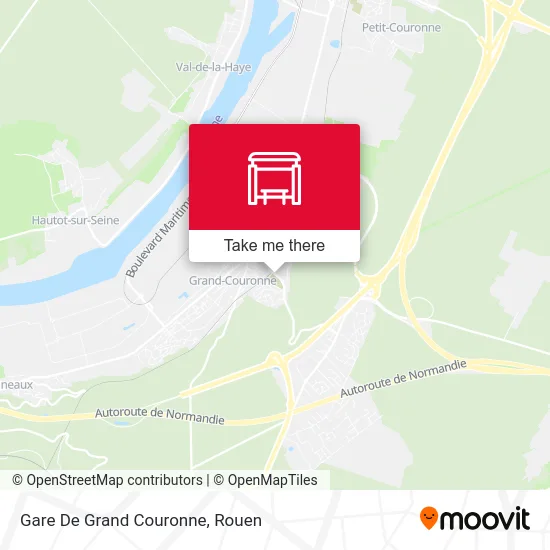 Gare De Grand Couronne map