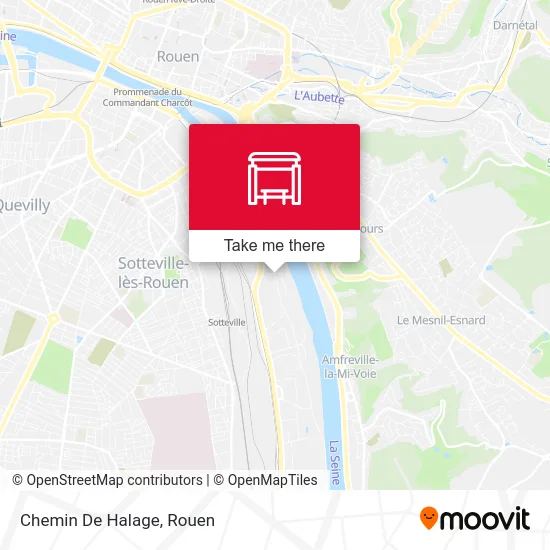 Chemin De Halage map