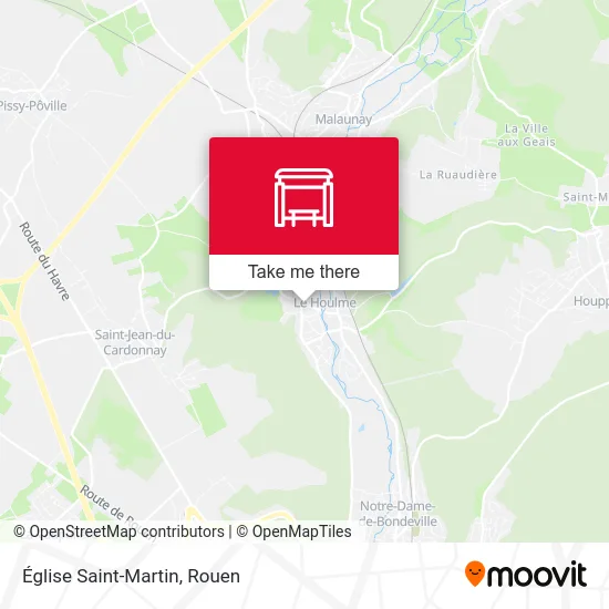 Mapa Église Saint-Martin