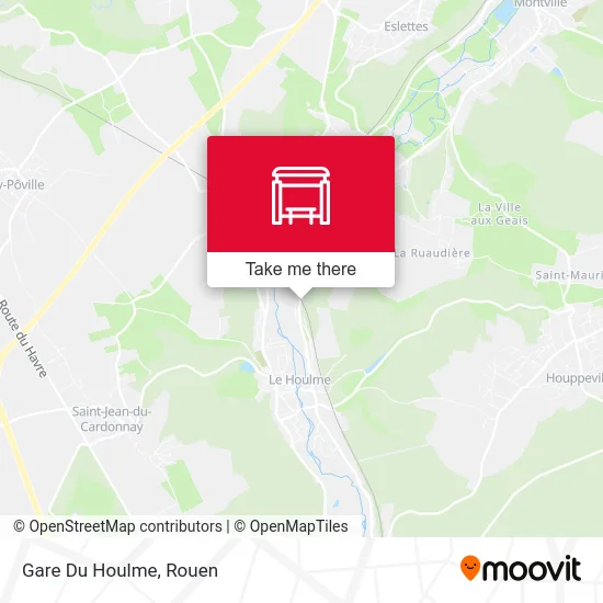 Gare Du Houlme map