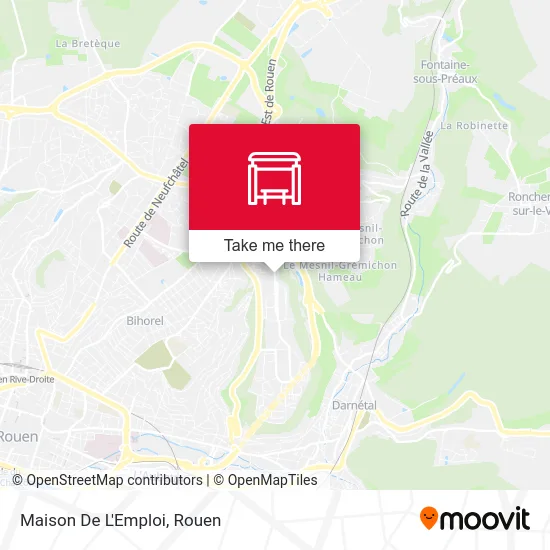 Maison De L'Emploi map