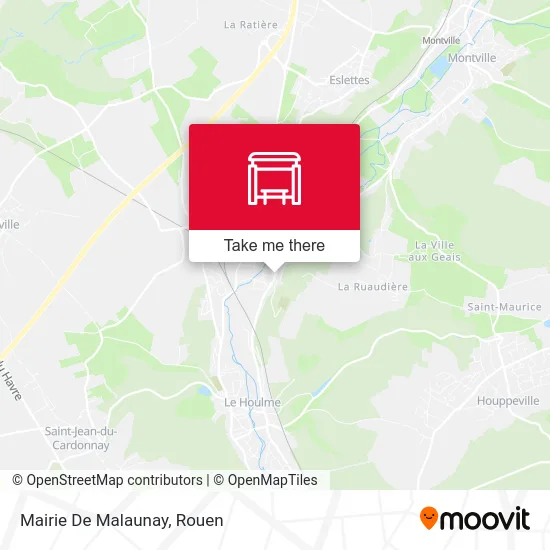 Mairie De Malaunay map