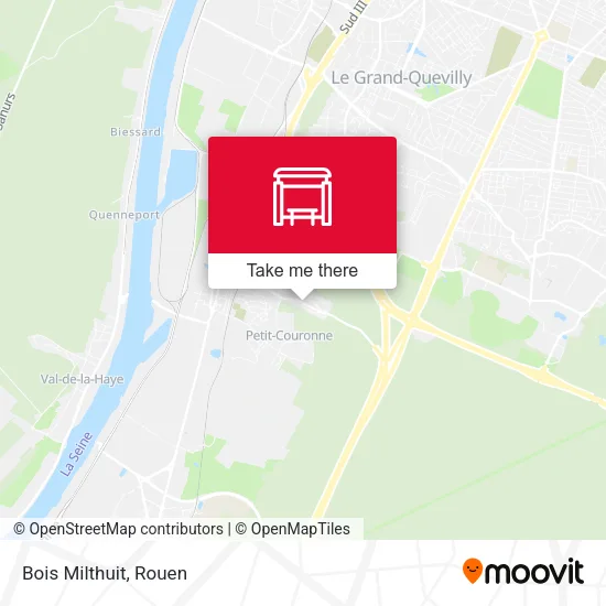 Bois Milthuit map