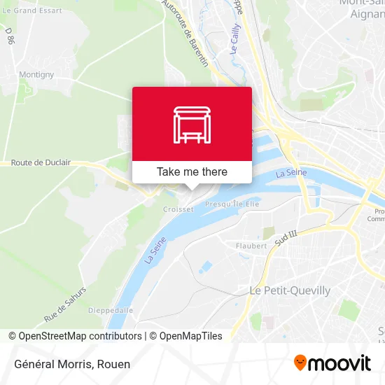 Général Morris map