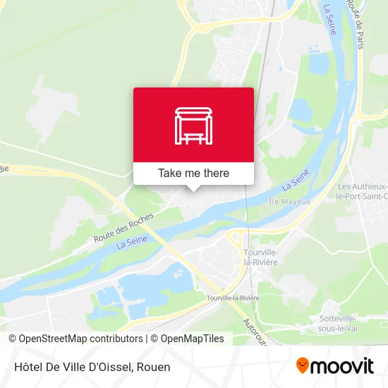 Hôtel De Ville D'Oissel map