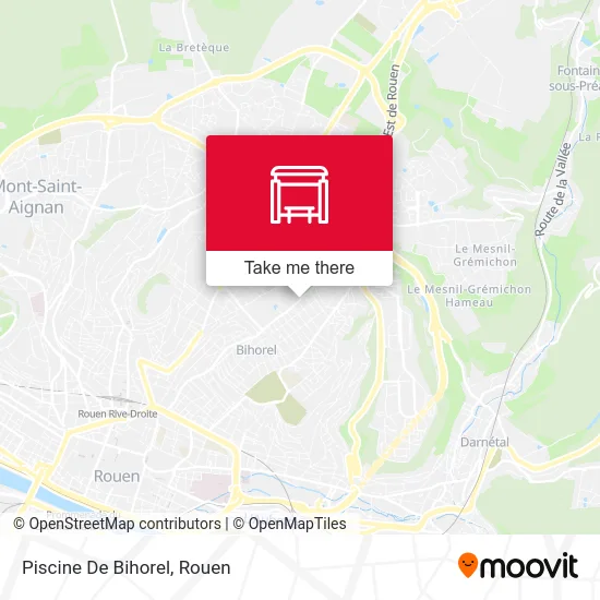 Mapa Piscine De Bihorel