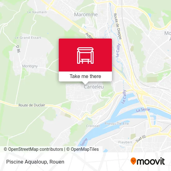 Piscine Aqualoup map