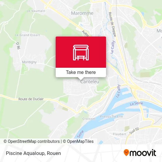 Mapa Piscine Aqualoup