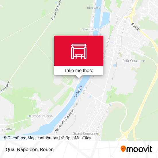Quai Napoléon map