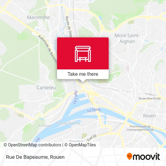 Rue De Bapeaume map