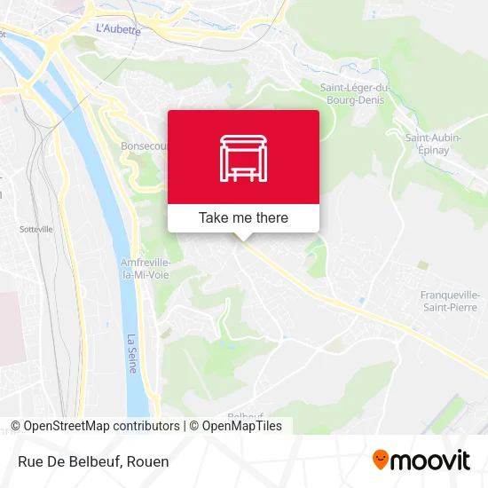 Rue De Belbeuf map