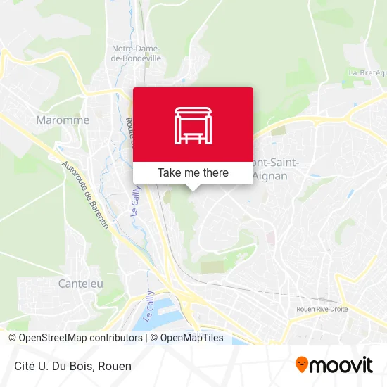 Cité U. Du Bois map