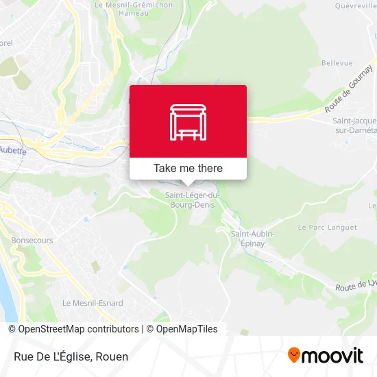 Rue De L'Église map