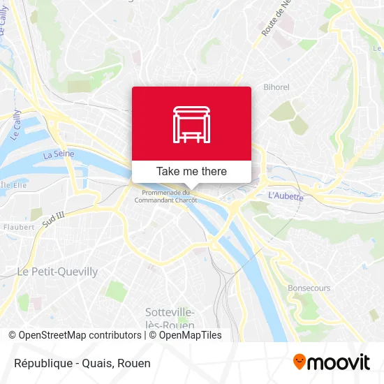 République - Quais map