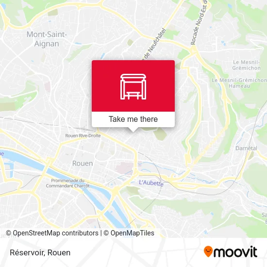 Réservoir map