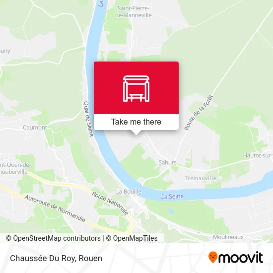 Mapa Chaussée Du Roy