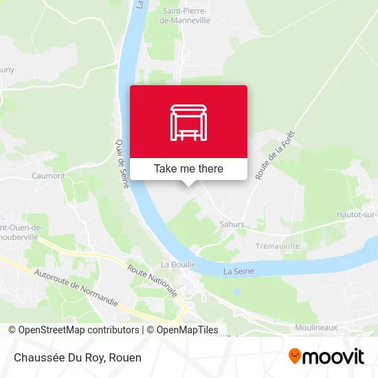 Mapa Chaussée Du Roy