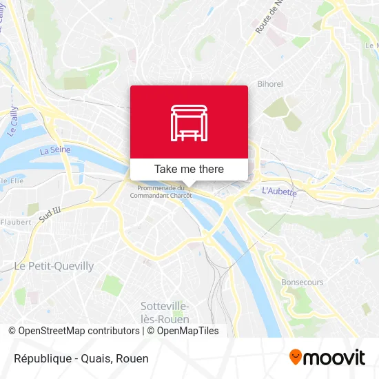 République - Quais map