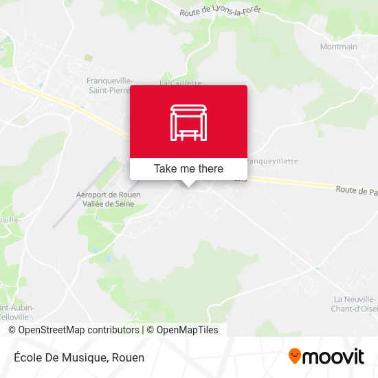 École De Musique map
