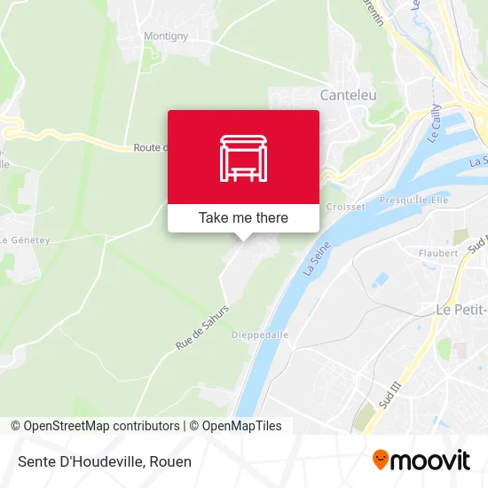 Sente D'Houdeville map