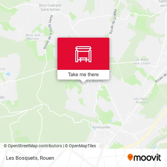 Les Bosquets map