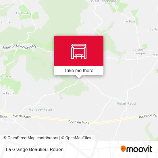 La Grange Beaulieu map