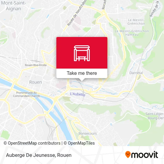 Auberge De Jeunesse map