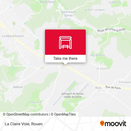 La Claire Voie map