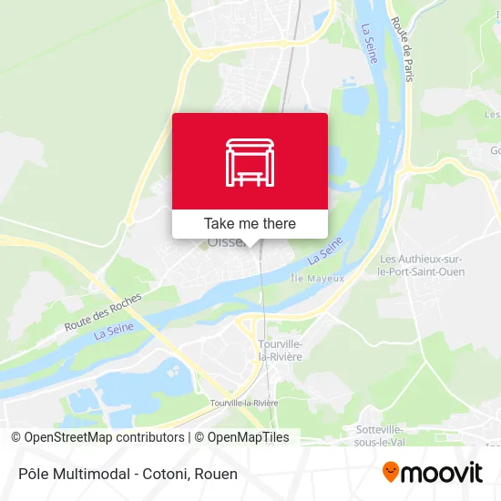 Pôle Multimodal - Cotoni map