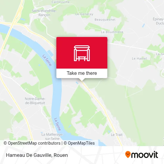 Hameau De Gauville map