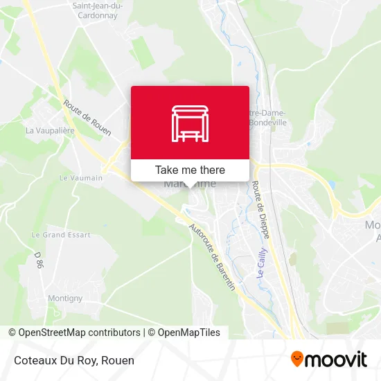 Coteaux Du Roy map