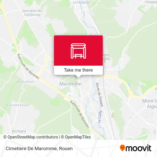 Cimetiere De Maromme map