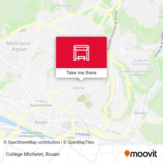 Collège Michelet map