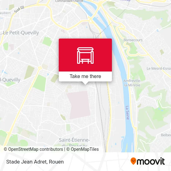 Stade Jean Adret map