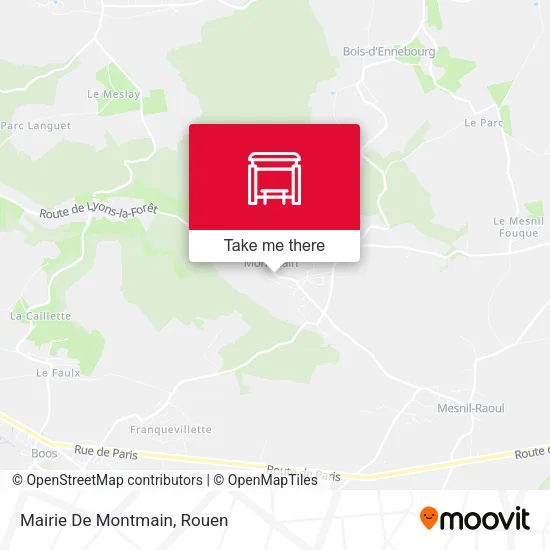Mairie De Montmain map
